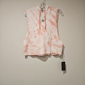 Forever 21 Pink Tie-Dye Crop Top